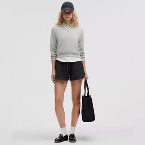 Lululemon Soft Jersey Mid-Rise Curved-Hem Short 3"